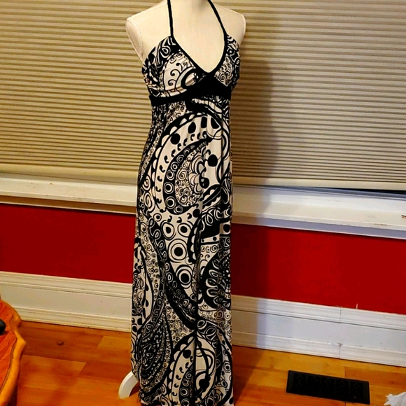 Bisou Bisou Dresses & Skirts - Maxi halter Beach dress by Bisou Bisou 8